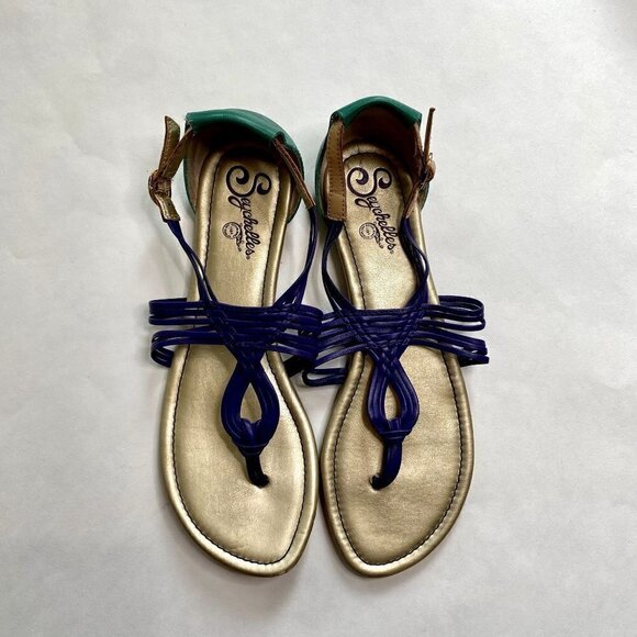 Seychelles Coy Sandal Purple 8 - Picture 1 of 8